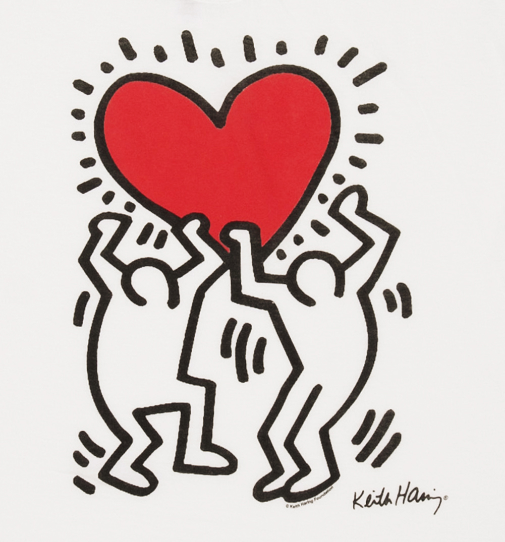 1001x1075 keith haring drawing the line sotamedialab - Keith Haring Drawings