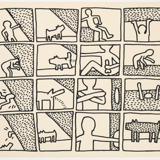 535x535 the blueprint drawings - Keith Haring Drawings