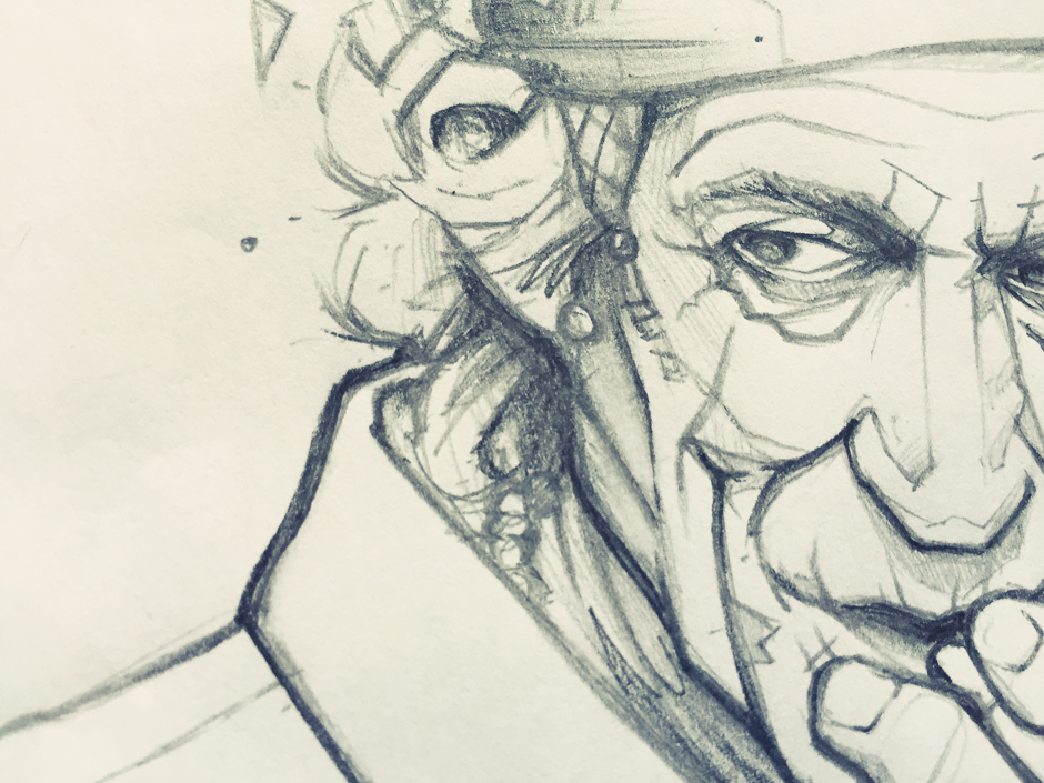 940x705 Keith Richards On Behance - Keith Richards Drawing