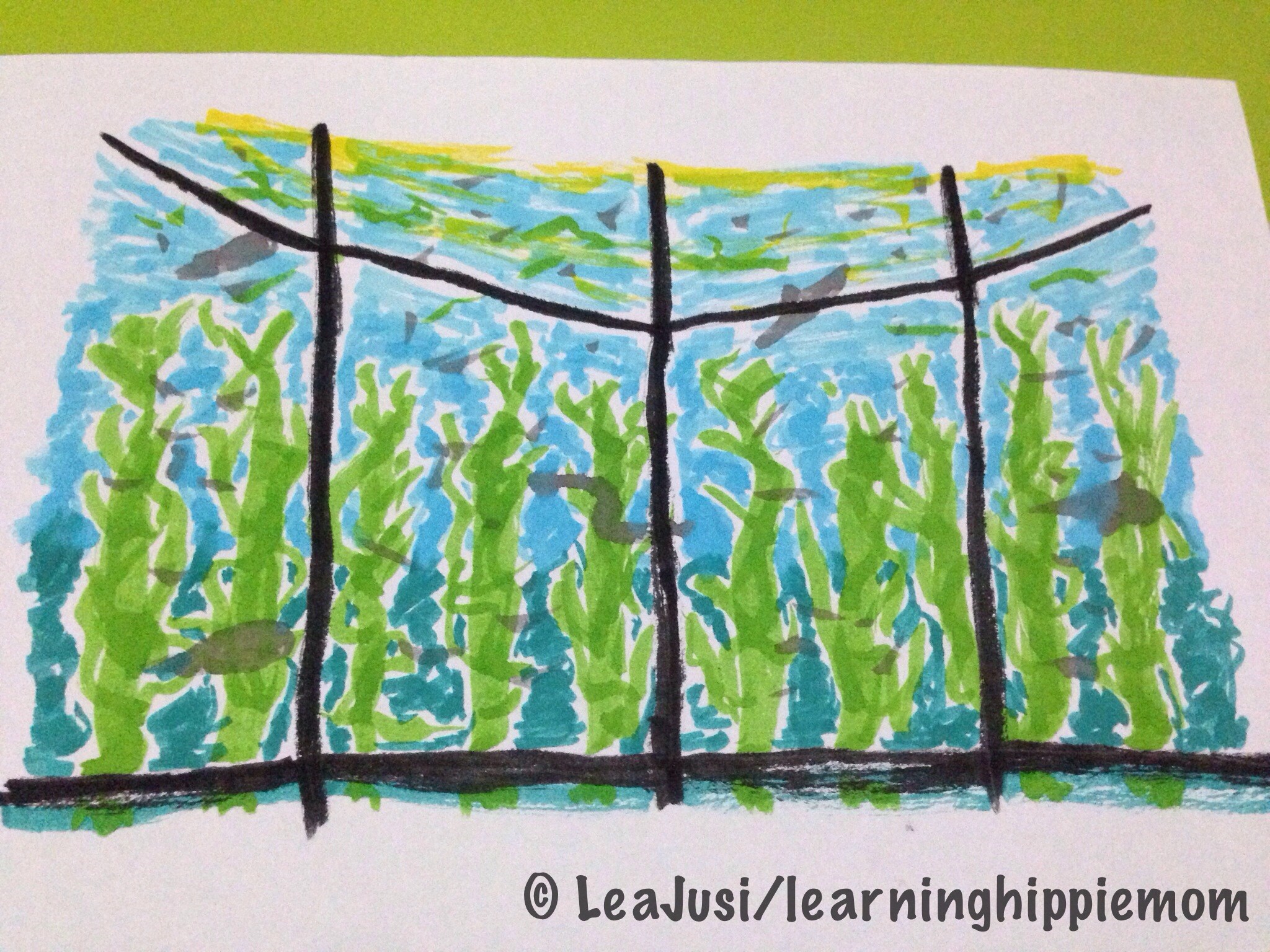 2048x1536 Inktober Day Kelp Forest Learning Hippie Mom - Kelp Forest Drawing