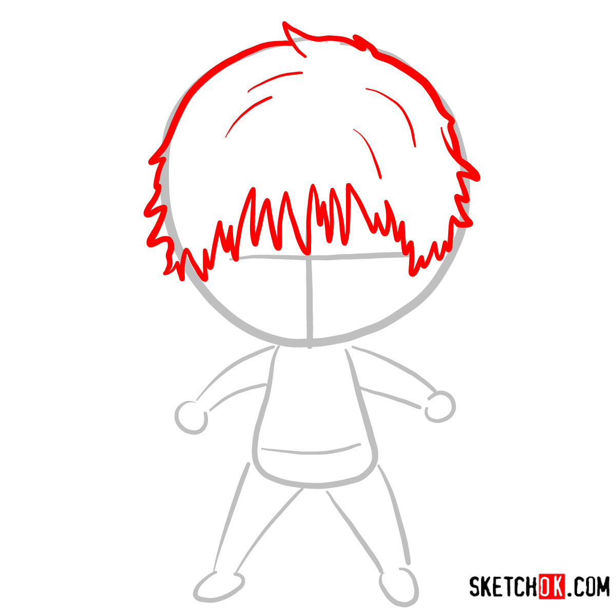 1200x1200 how to draw ken kaneki chibi tokyo ghoul - Ken Drawing