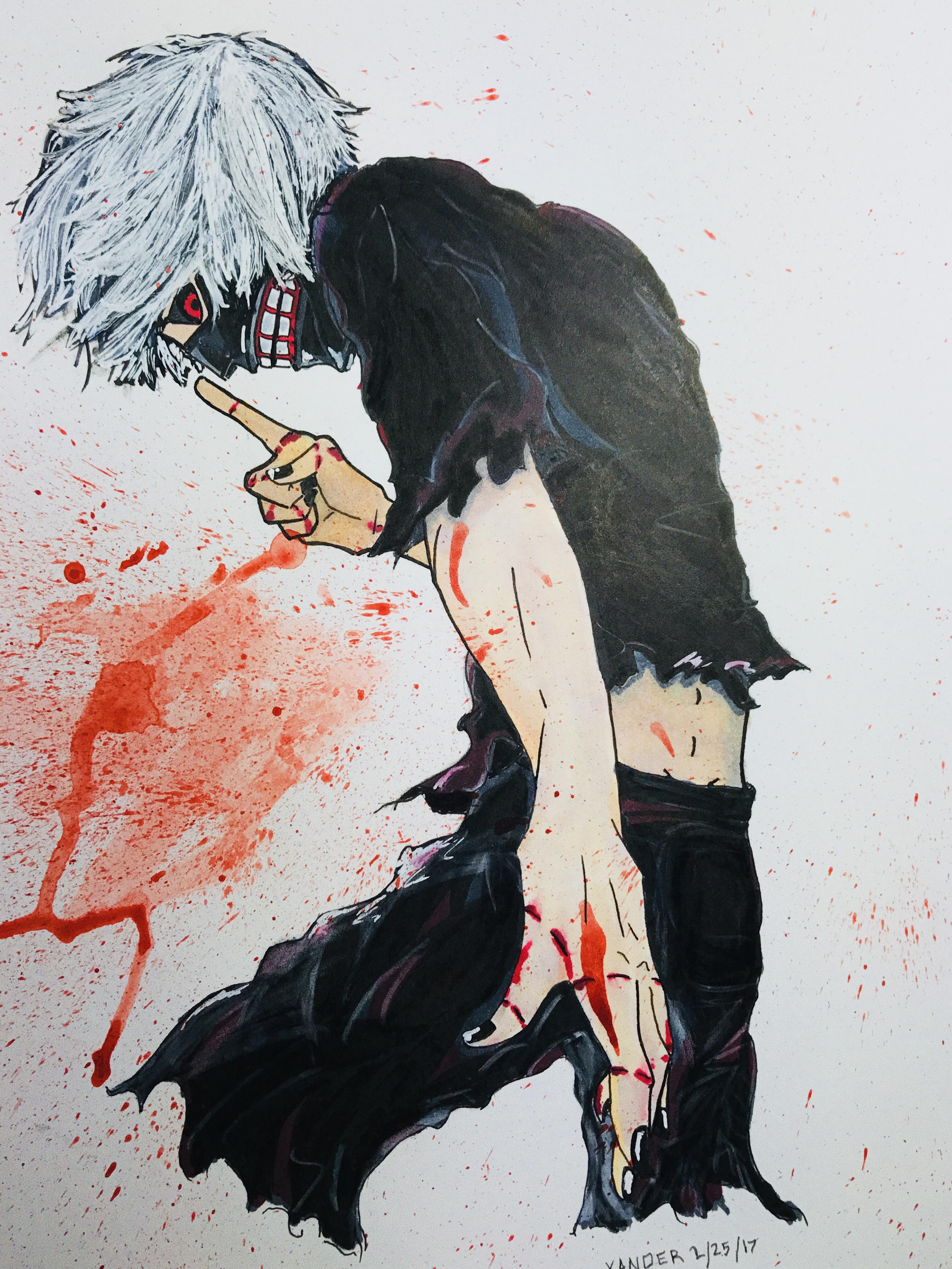 3024x4032 kaneki ken drawing i did in i am thinking about recreating - Ken Drawing