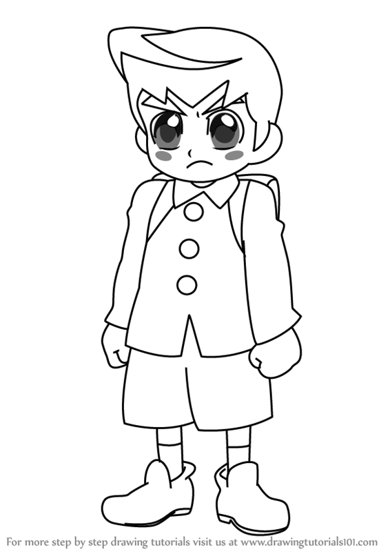 566x800 learn how to draw ken kitazawa from powerpuff girls z - Ken Drawing