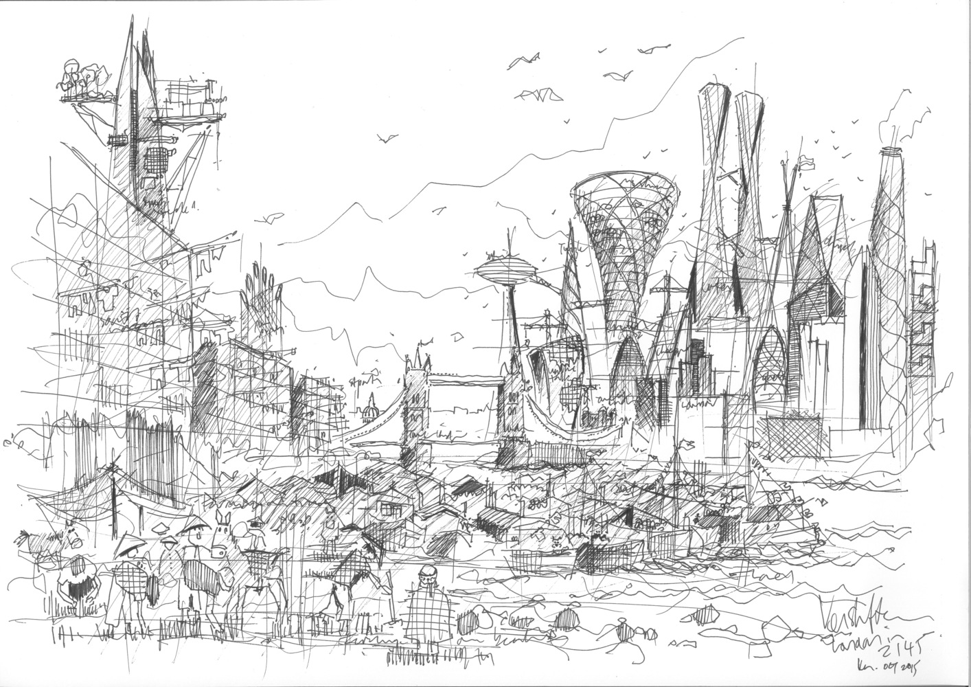 1414x1000 gallery of call for entries the architecture drawing prize - Ken Drawing