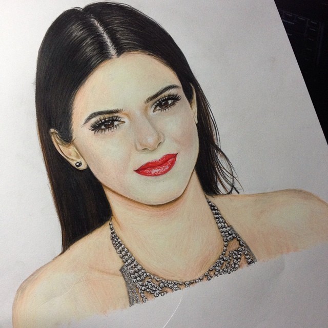640x640 Kendall Jenner Drawing - Kendall Jenner Drawing
