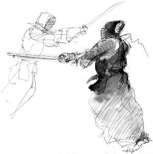 300x302 Rembuden Kendo Club - Kendo Drawing