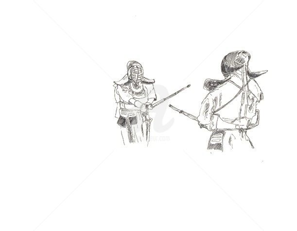611x475 P Drawing - Kendo Drawing