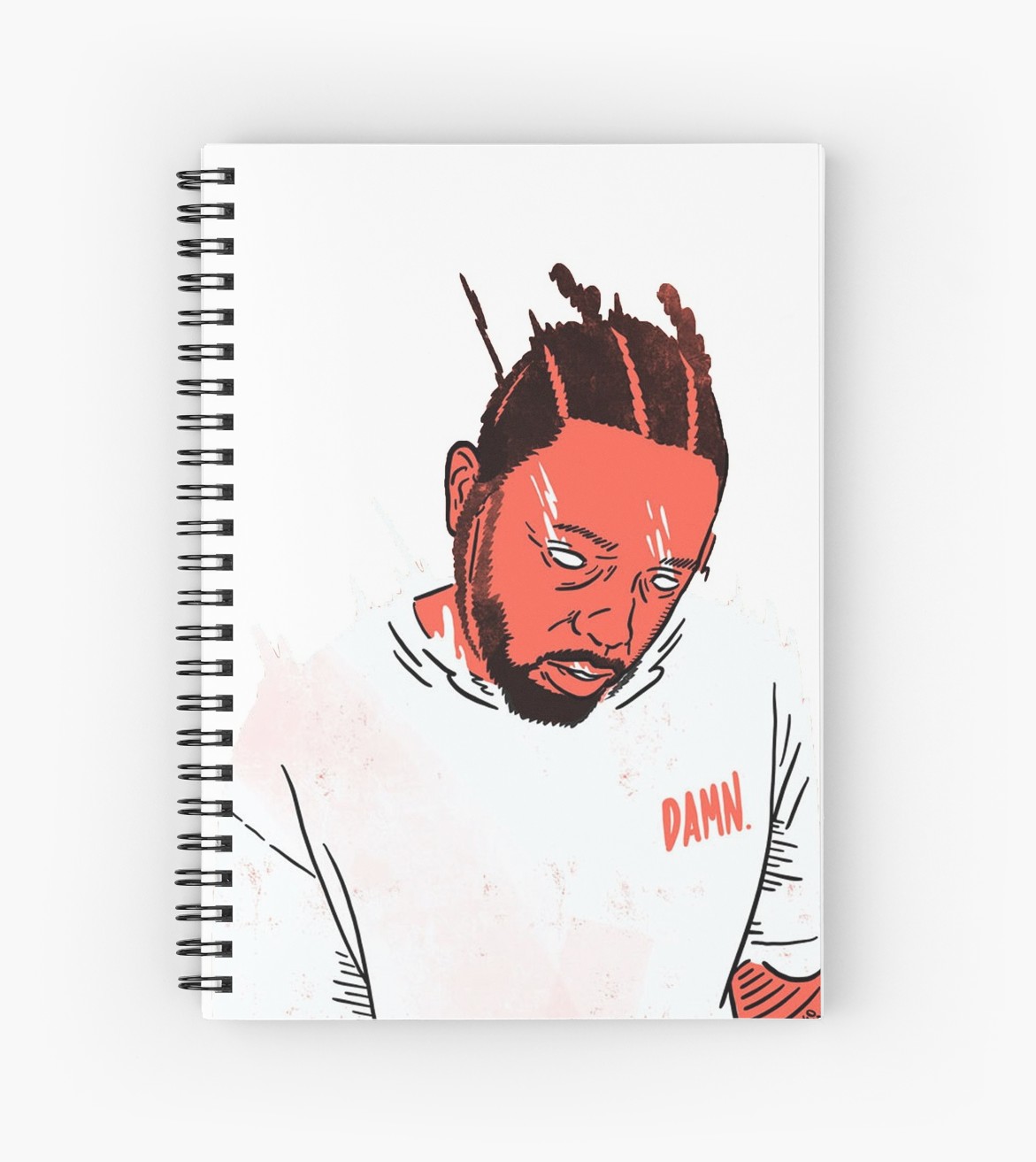 1171x1313 Kendrick Lamar Simple Art Spiral Notebooks - Kendrick Lamar Drawing
