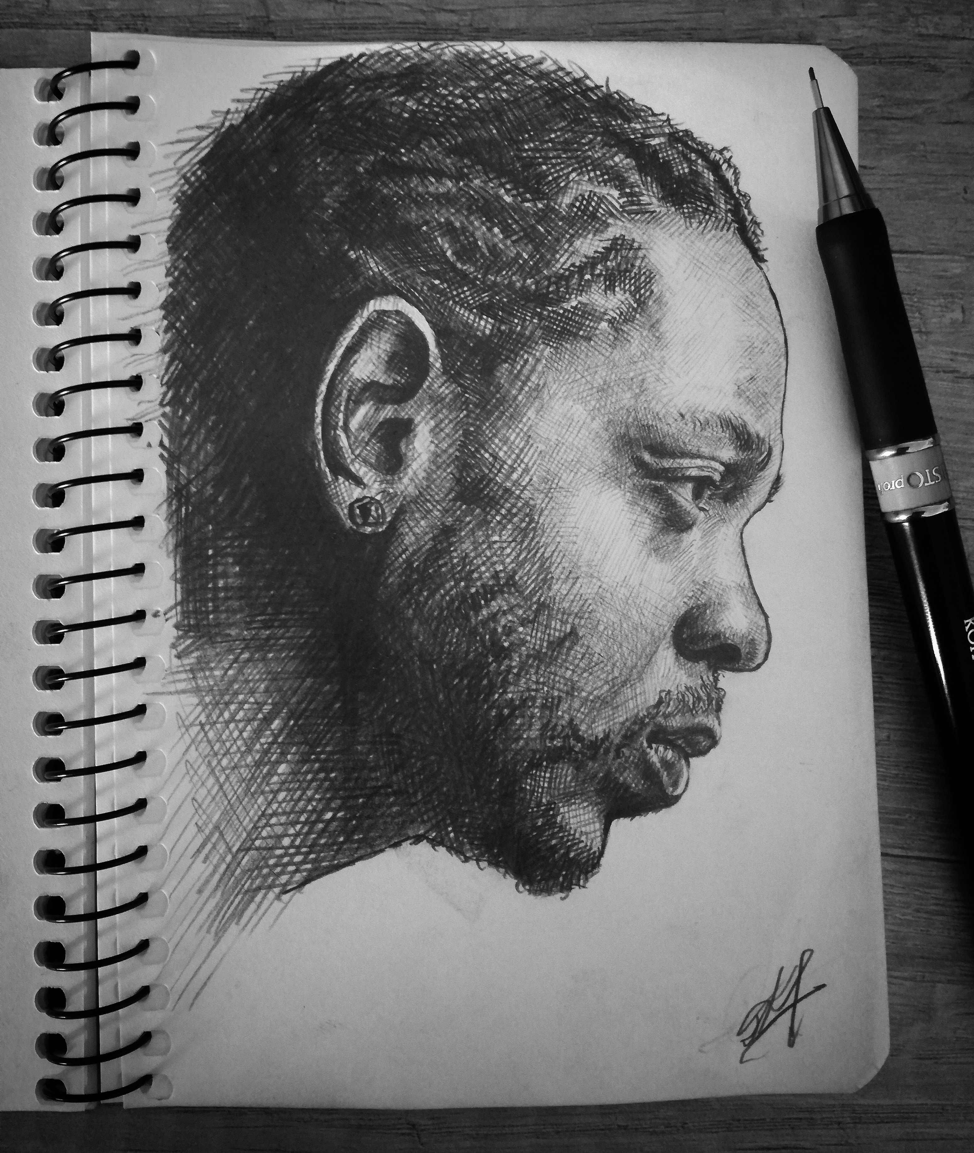 3120x3693 My Quick Pencil Sketch Of Kendrick Lamar Drawing - Kendrick Lamar Drawing