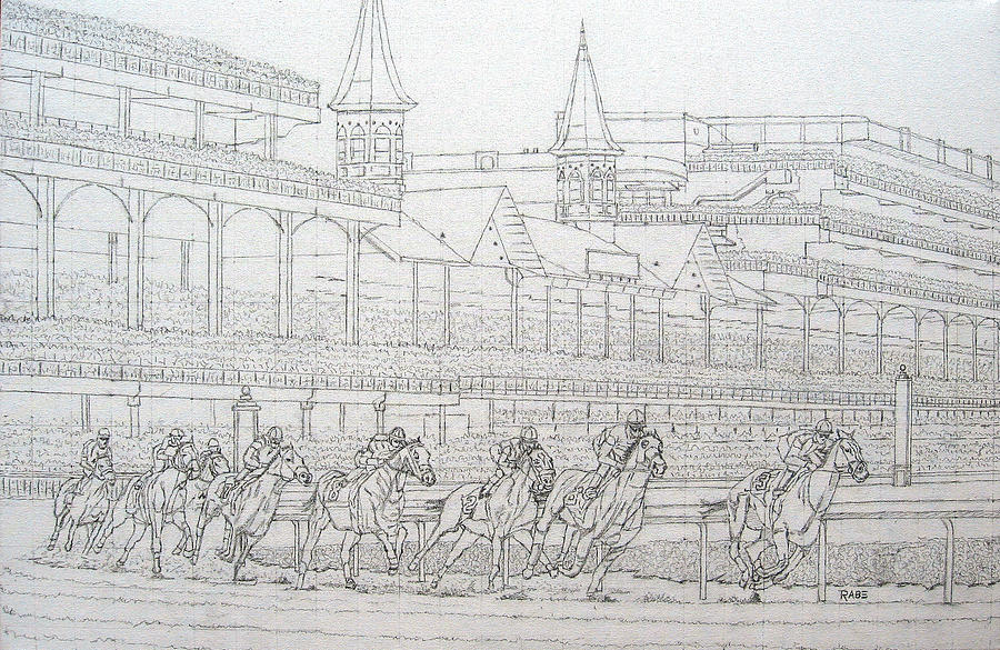 900x585 kentucky derby - Kentucky Derby Drawing