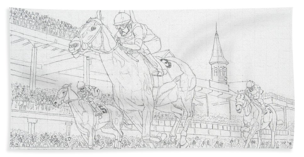 967x500 kentucky derby - Kentucky Derby Drawing