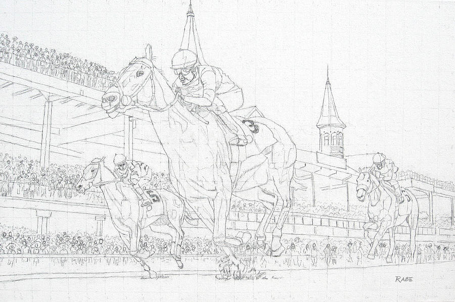 900x598 kentucky derby - Kentucky Derby Drawing