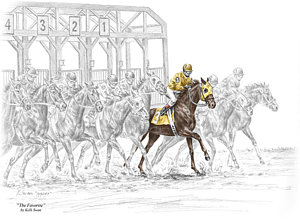 300x223 kentucky derby drawings fine art america - Kentucky Derby Drawing