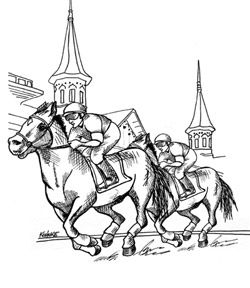 250x288 kentucky drawing - Kentucky Derby Drawing