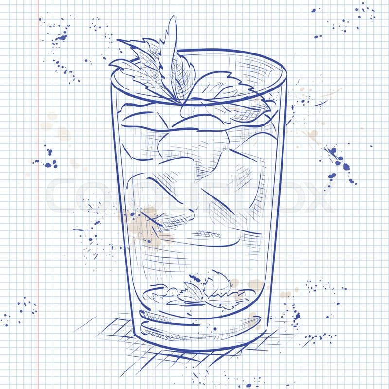 800x800 classic kentucky derby cocktail the stock vector colourbox - Kentucky Derby Drawing