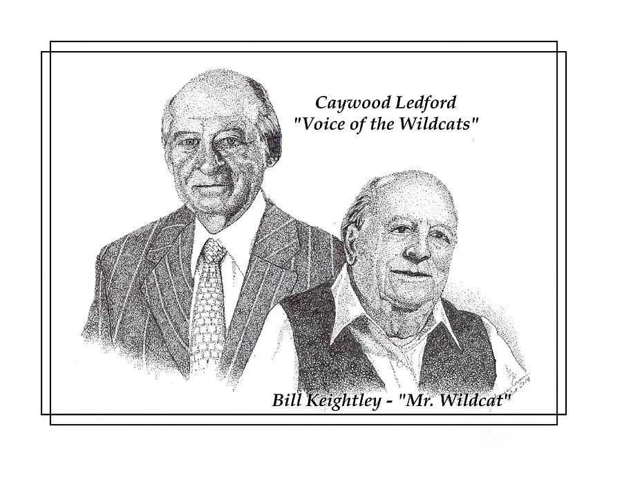 900x711 faces of kentucky basketball drawing - Kentucky Wildcat Drawing