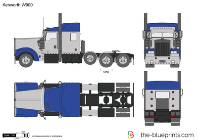 400x283 Kenworth Vector Drawing - Kenworth Drawing