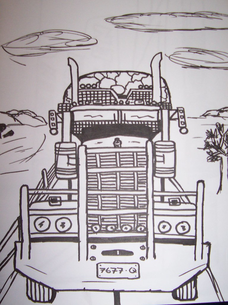 768x1024 The World's Best Photos Of Drawing And Kenworth - Kenworth Drawing