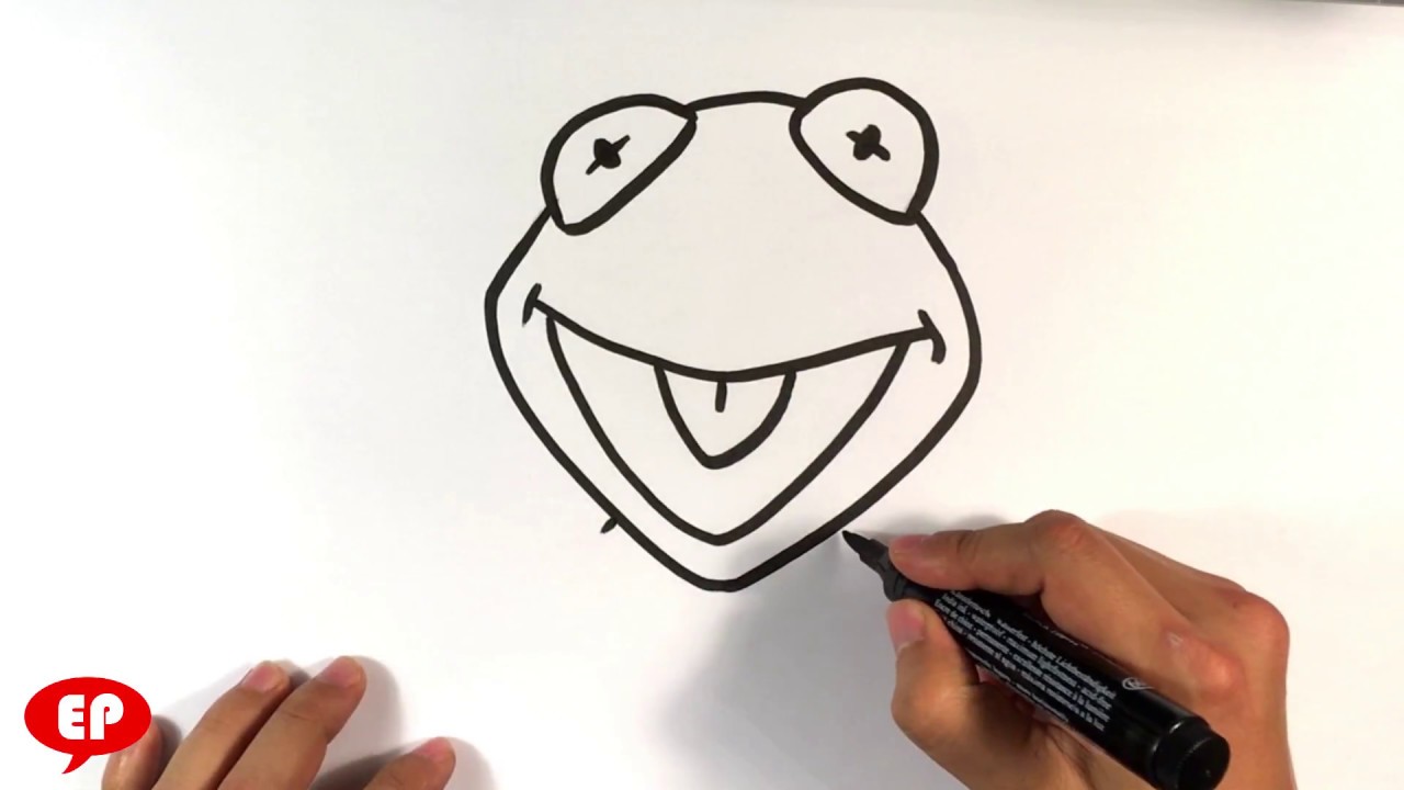 1280x720 How To Draw Kermit The Frog - Kermit The Frog Drawing