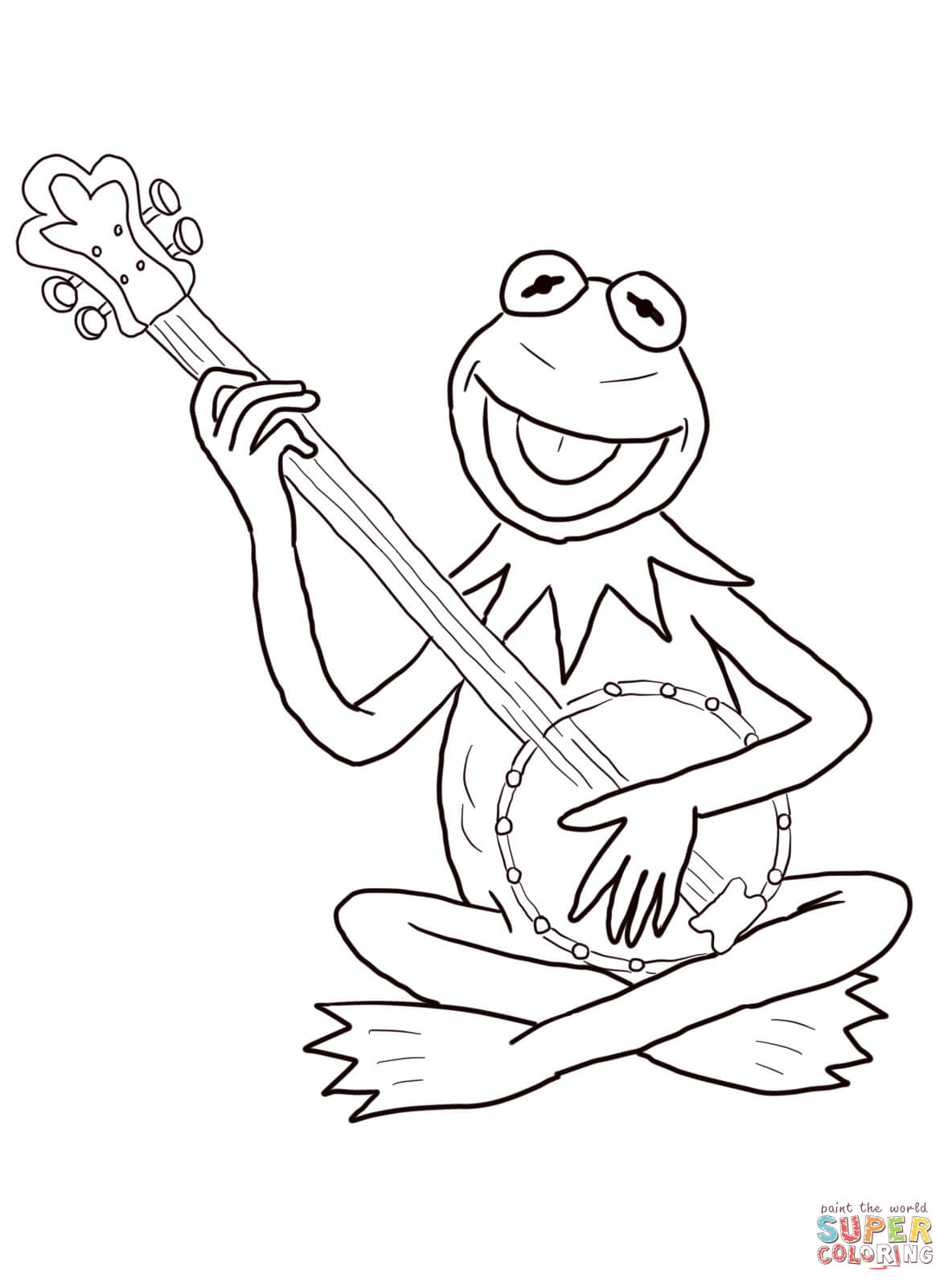 1184x1600 Kermit The Frog Coloring Pages - Kermit The Frog Drawing