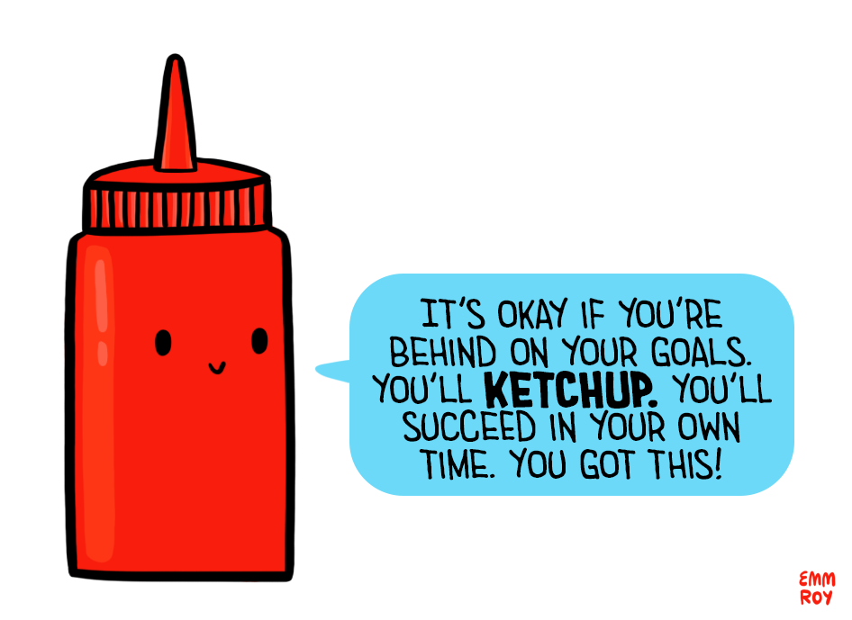 946x689 emm's positivity blog - Ketchup Drawing
