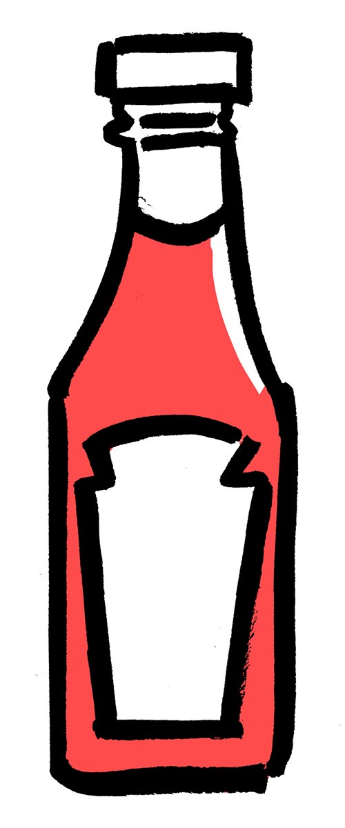 500x1200 ketchup - Ketchup Drawing