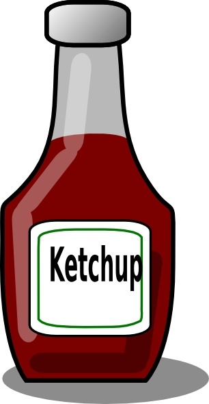 306x590 ketchup bottle clip art free vector in open office drawing - Ketchup Drawing