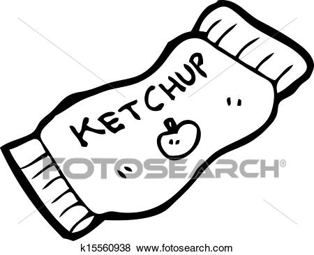 450x366 ketchup clipart ketchup packet - Ketchup Drawing