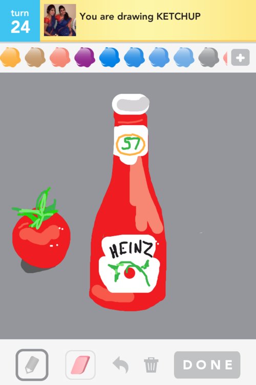 500x750 ketchup drawings - Ketchup Drawing