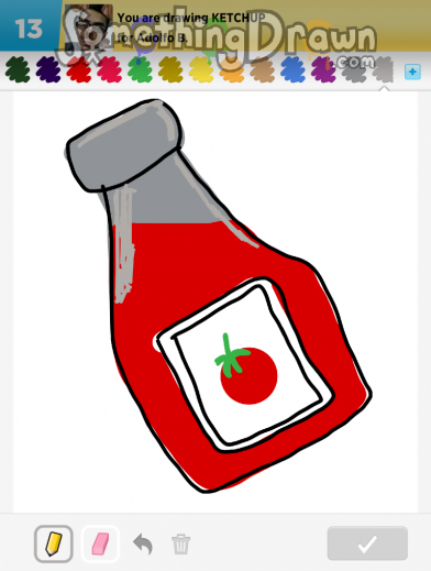 392x519  - Ketchup Drawing