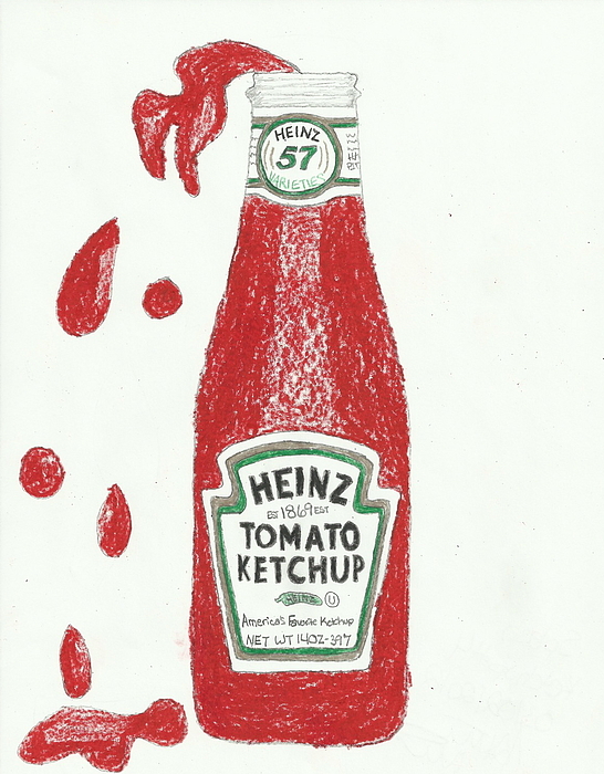 546x700 splash ketchup drawing - Ketchup Drawing
