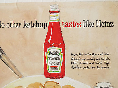 400x300 vintage heinz ketchup original advertising art watercolor - Ketchup Drawing