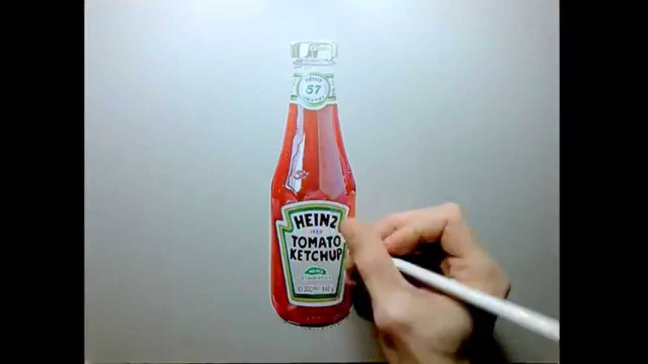 1280x720 drawing time lapse - Ketchup Drawing