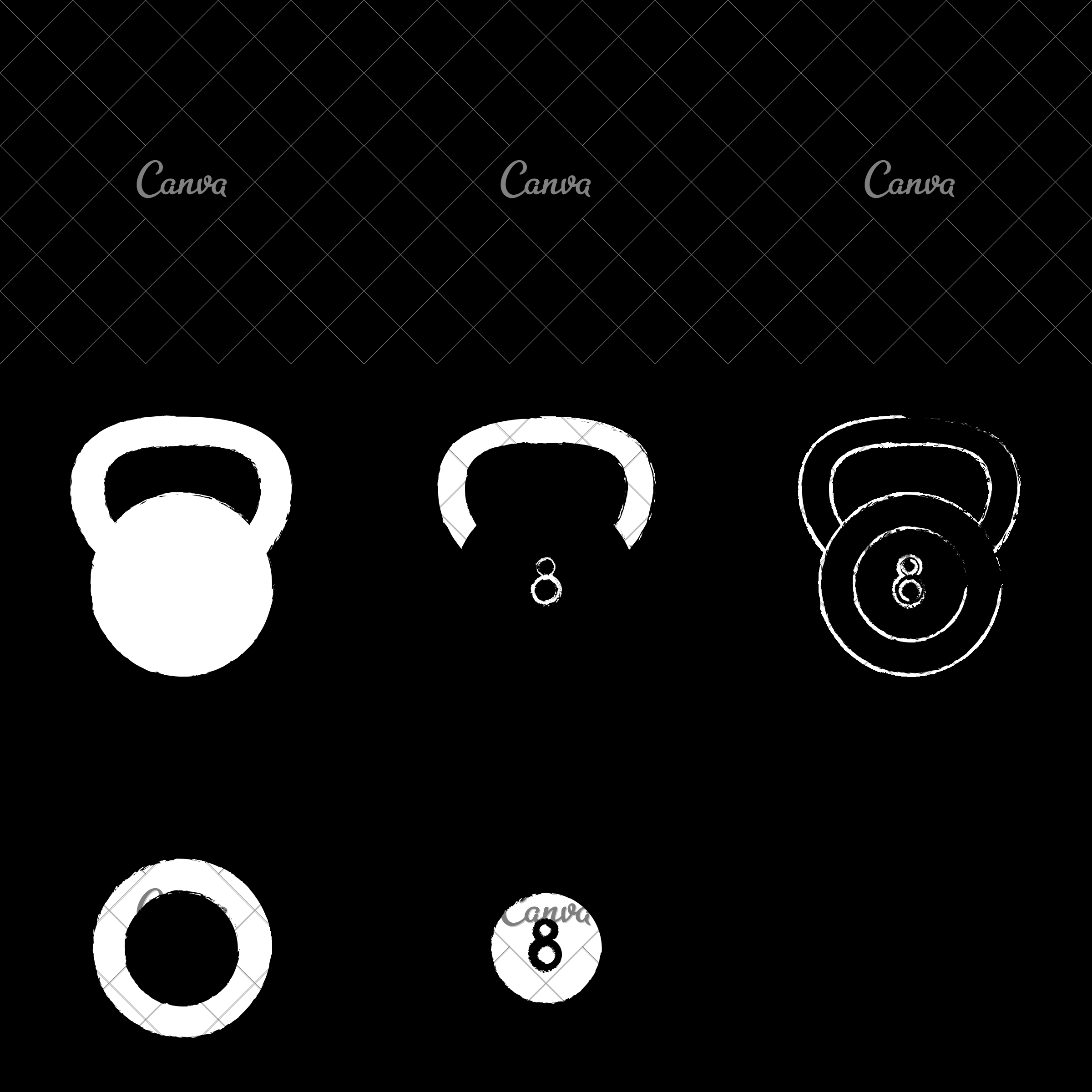 2400x2400 Drawing Kettlebell Weight Fitness Gym Icon - Kettlebell Drawing