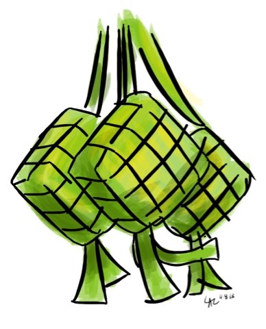 Ketupat Drawing