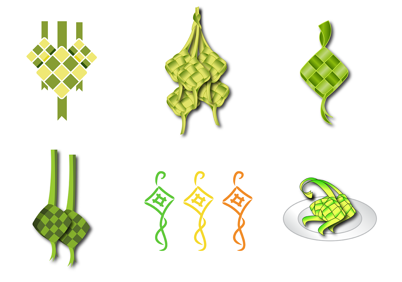 1400x980 ketupat drawing png png image - Ketupat Drawing