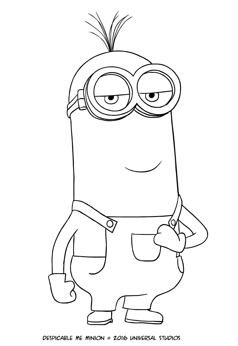 771x1121 kevin minions drawing art drawing skill - Kevin Drawing