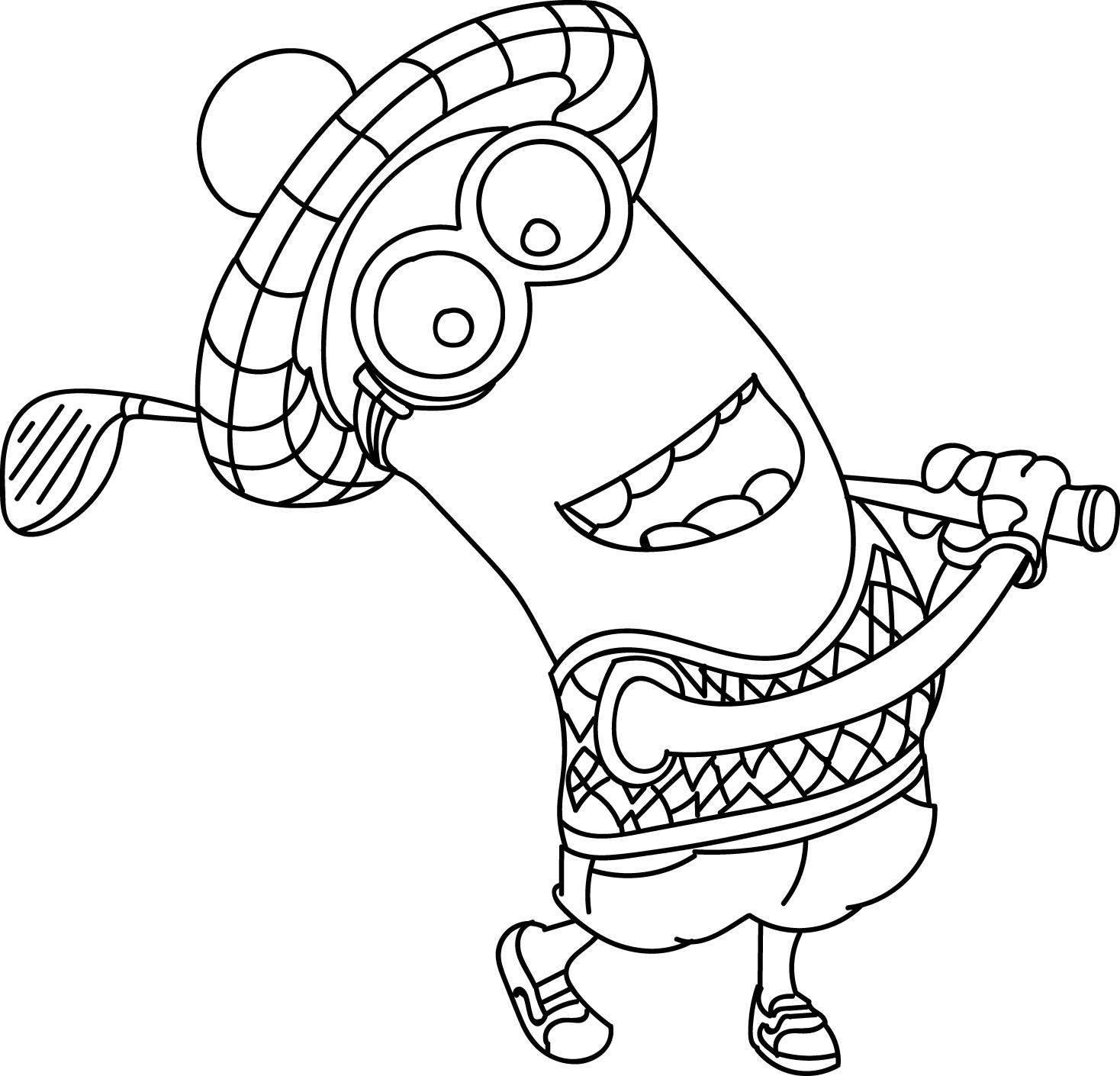 1468x1410 laser drawing minion kevin for free download - Kevin Drawing