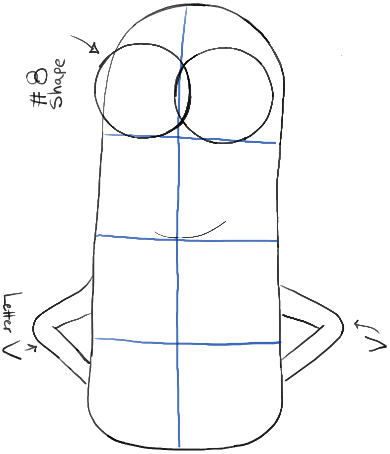785x913 how to draw kevin from the minions movie in easy steps lesson - Kevin Drawing