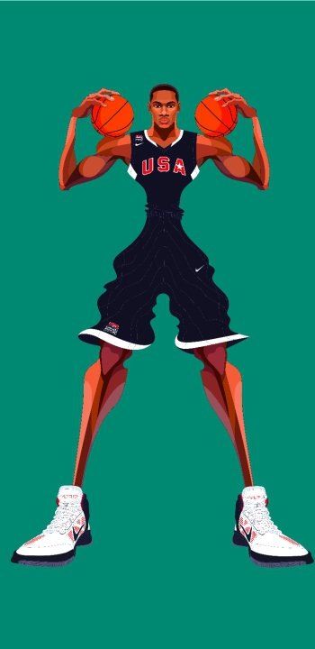 350x720 kevin durant - Kevin Durant Drawing