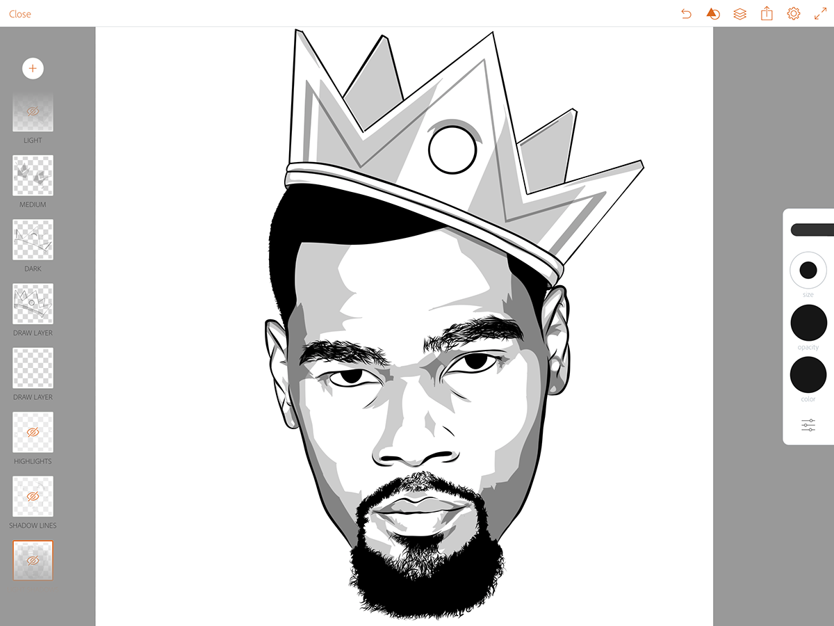 1200x900 kevin durant on student show - Kevin Durant Drawing