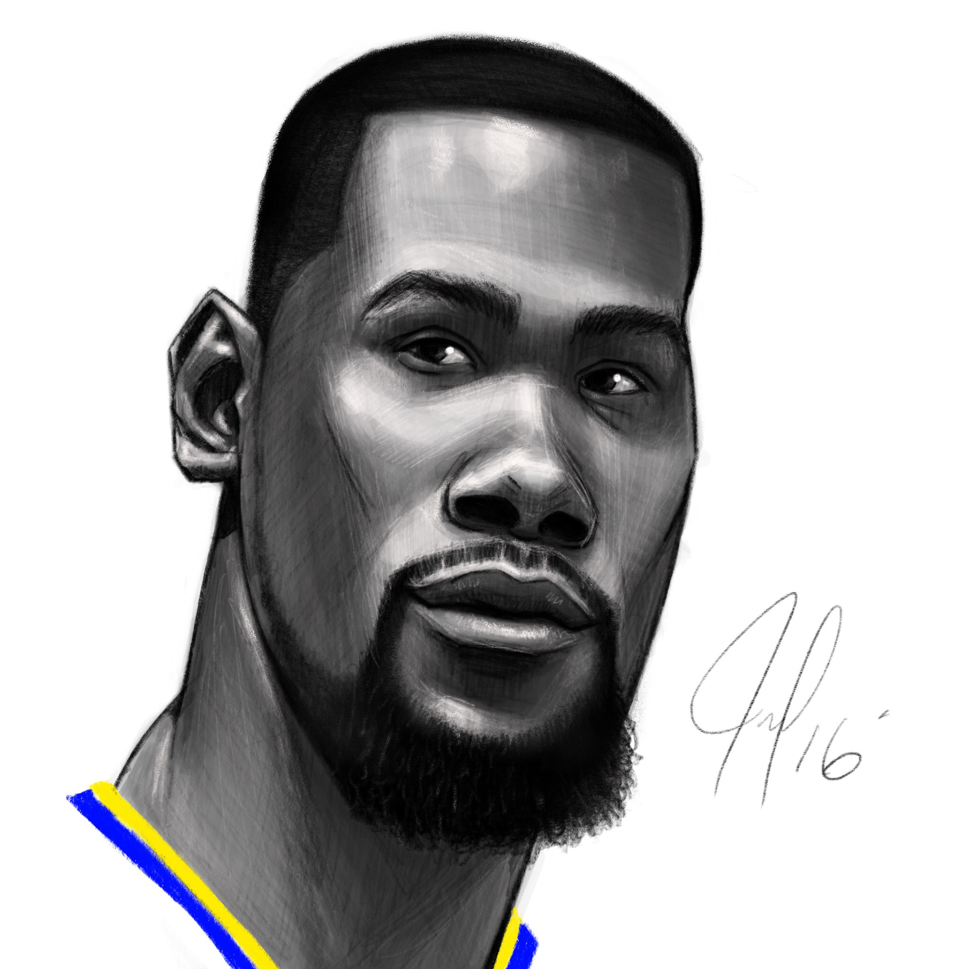 Kevin Durant Drawing at Explore collection of