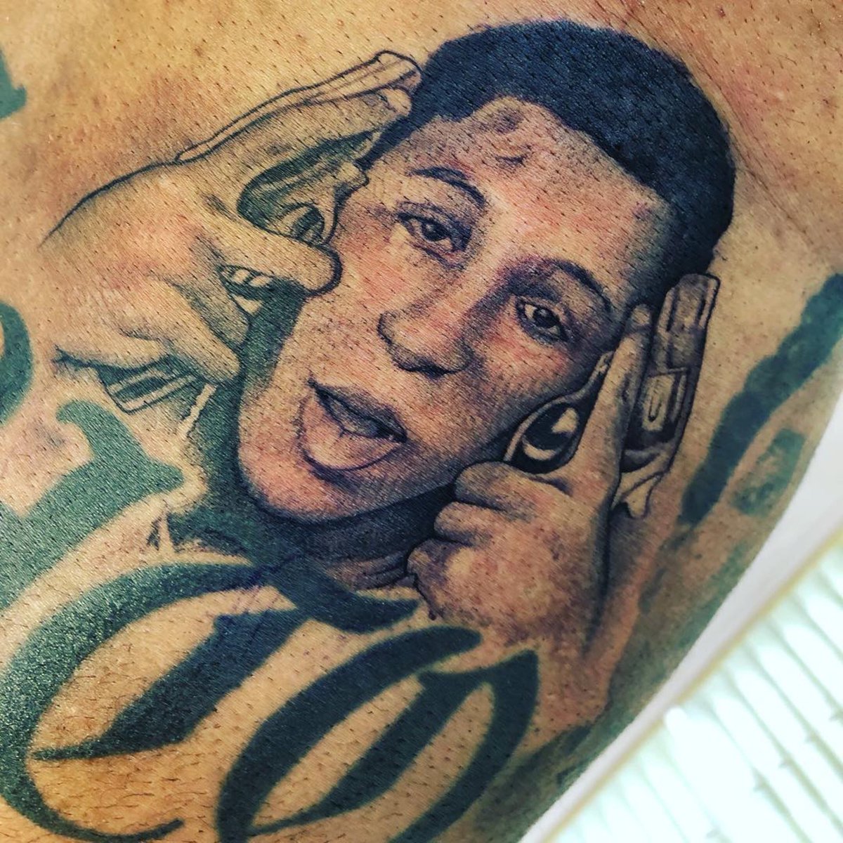 Worldstarhiphop On Twitter Did Kevin Gates Get A Tattoo Of Nba - Kevin Gate...