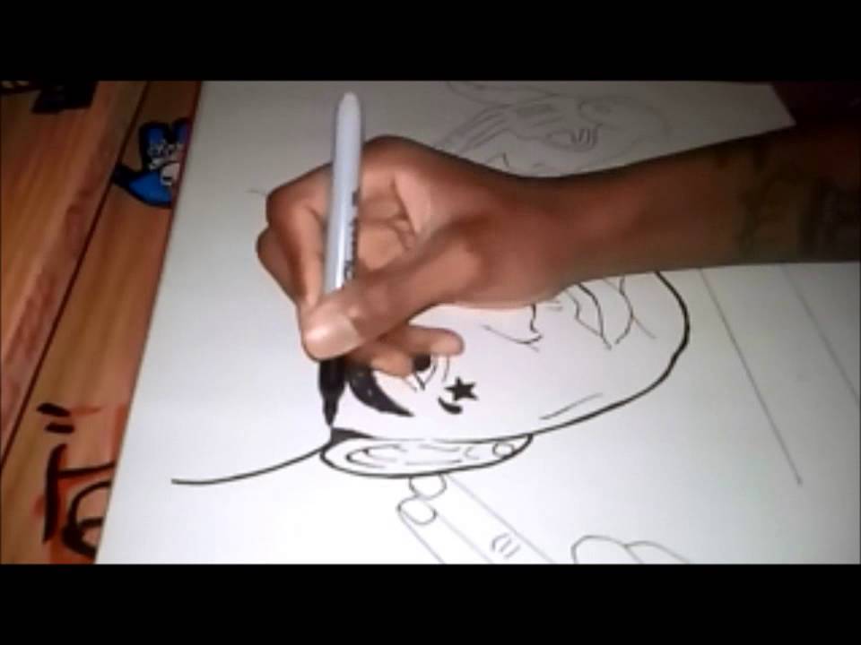 960x720 Speed Drawing Kevin Gates - Kevin Gates Drawing