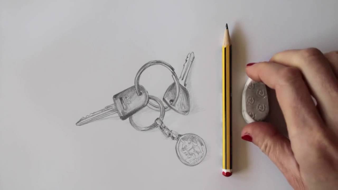 1280x720 How To Draw Keys - Key Drawing