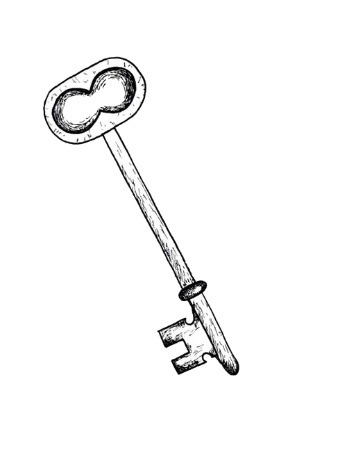 500x647 Transparent Drawings Key Huge Freebie! Download For Powerpoint - Key Drawing