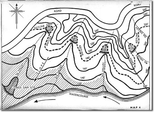 521x380 An Introduction To Keyline Temperate Climate Permaculture - Key Line Drawing