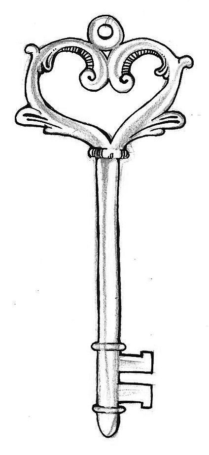 424x923 key tattoo design good not to pin key tattoo designs, tattoo - Key Tattoo Drawing