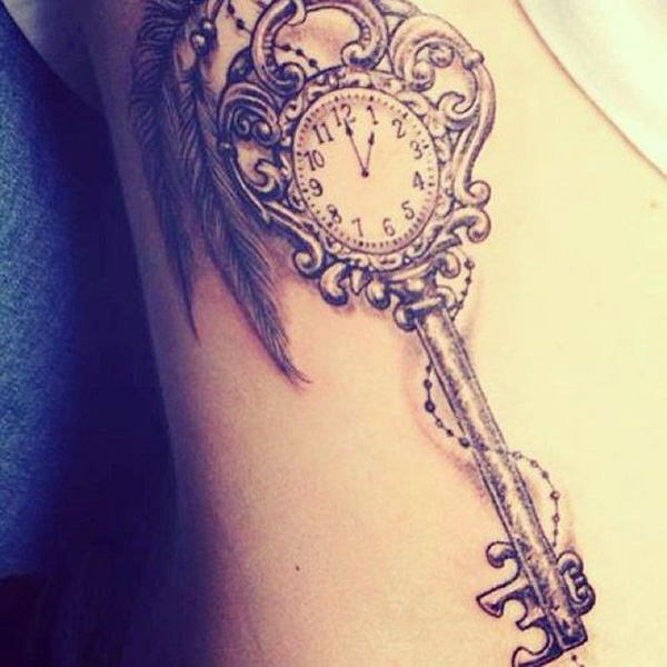 600x600 Inspiring Lock And Key Tattoos Art And Design - Key Tattoo Drawing