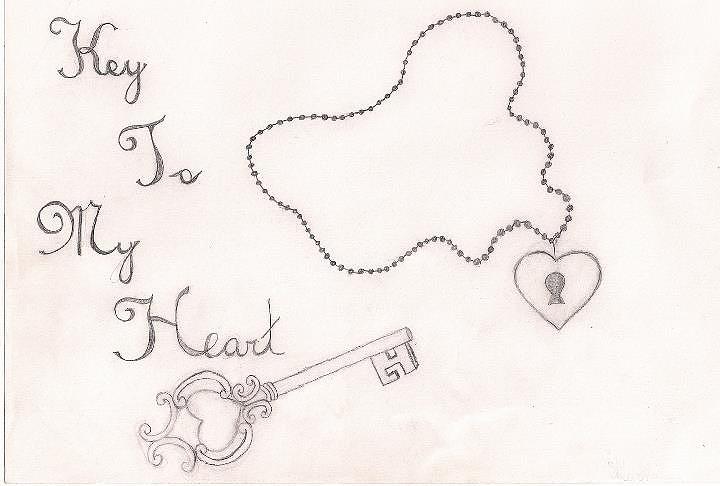 720x486 Key To My Heart Drawing - Key To My Heart Drawing